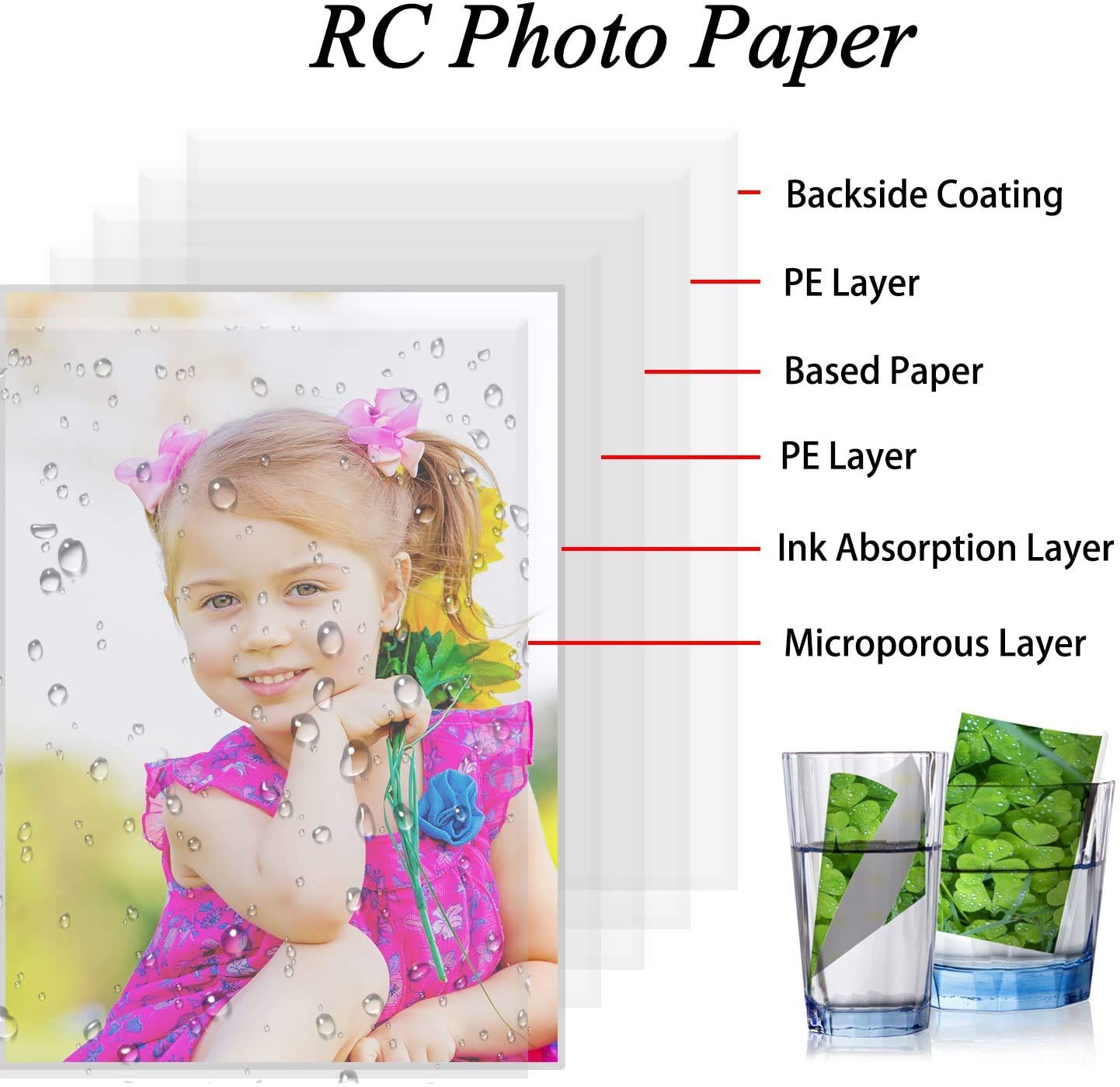 Koala Ultra Premium Photo Paper 8.5x11 inch Satin Heavyweight 72lb for Inkjet Printer 50 Sheets