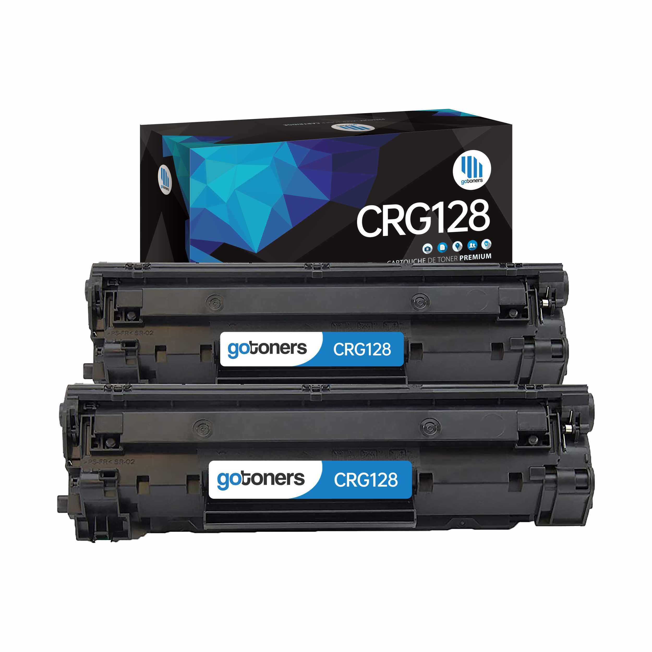Gotoners 2PK Compatible Canon 128 CRG128 Toner for Canon MF4570dn MF4770n MF4890dw MF4880dw MF4570dw MF4450 MF4770 MF4412 MF4420n MF4550 MF4550d MF4580dn