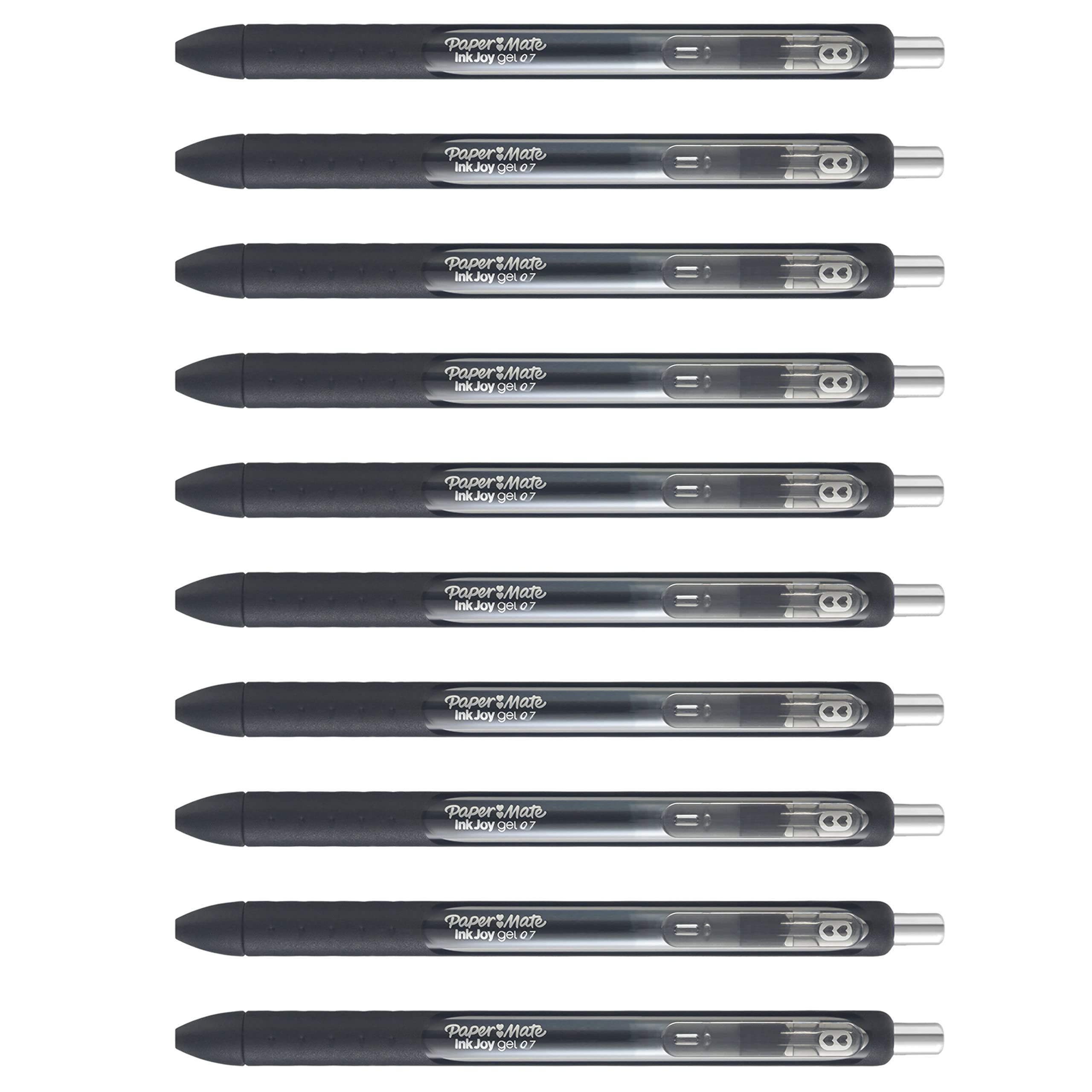 Paper Mate InkJoy Gel Pens, Medium Point, Black, 10 Count
