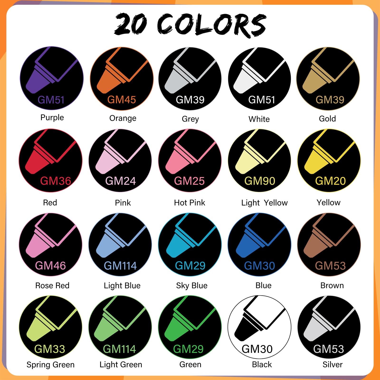 Acrylic Paint Pens Markers, 60 Colors Dual Tips Waterproof Paint Markers For Rock Painting, Fabric, Metal, Glass, Wood, Canvas, Ceramic, Plastic, Non-Toxic & Odor, Premium Art And DIY Craft Supplies