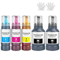 502 Ink Compatible for epson 502 Ink Refill Bottles for ET-2850 ET-3850 ET-4850 ET-15000 ET-3830 ET-2760 ET-3760 ET-4760 ET-3843 ET-2750 ET-3750 ET-4750 ET-3710 STC2100 STC4100 Printer 5 Pack