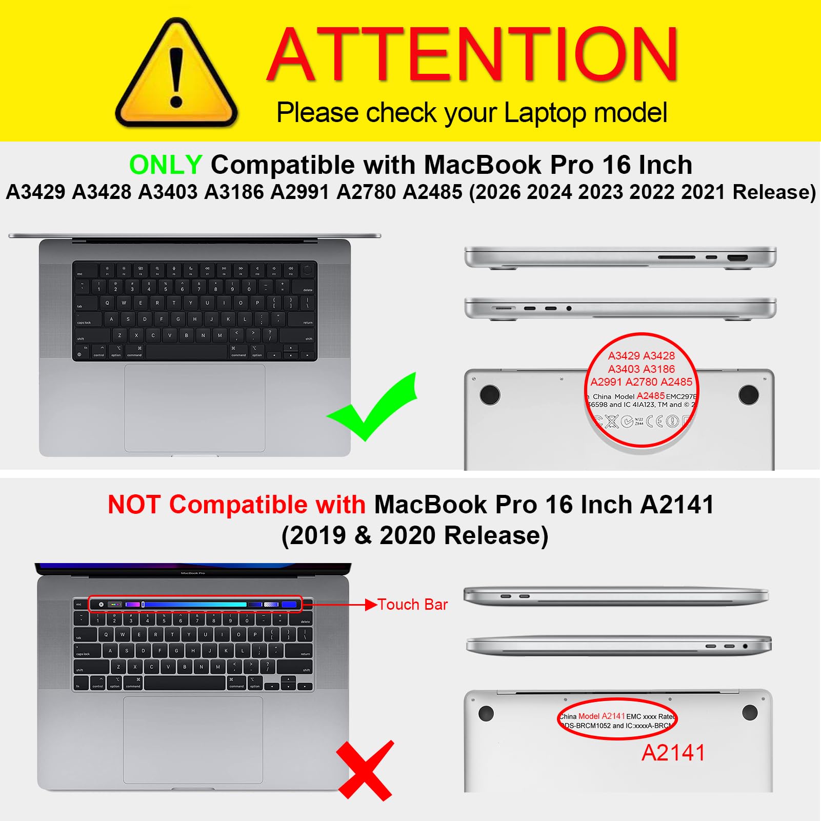 Fintie Case for MacBook Pro 16 Inch Case 2026-2021 A3403 A3186 A2991 A2780 A2485 - Heavy Duty Rugged Hard Shell Cover with TPU Bumper for MacBook Pro 16" M5/M4/M3/M2/M1 Pro/Max Chip, Clear