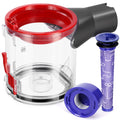 Dustbin Compatible with Dyson V7 V8 SV10 SV11 Vacuum Cleaners Canister, Release Bin Replacement for Dyson Dust Bin Part No.967699-01 Attachment
