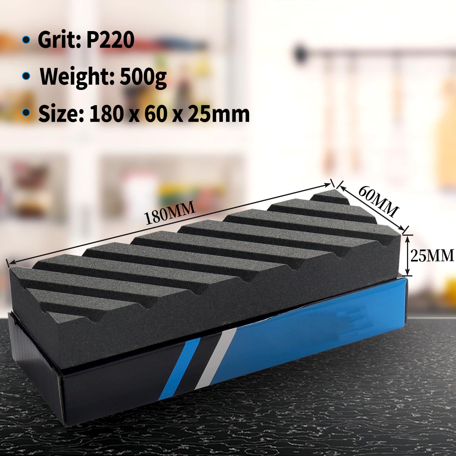 Flattening Stone for Re-Leveling Sharpening Stones or Waterstones, Re-Level Whetstone Fixer Tool Lapping Grinding Stone