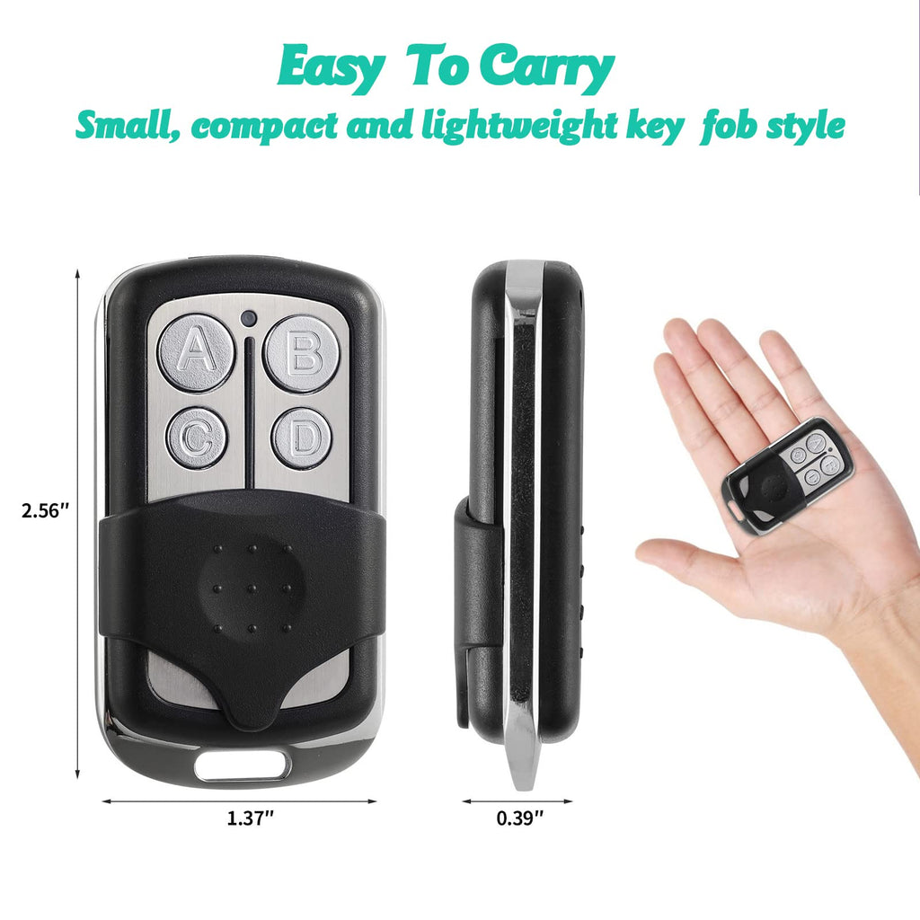 Keychain Garage Door Opener Remote Universal,for LiftMaster Chamberlain Craftsman Door Opener,373LM 973LM 81LM 893LM 893MAX 890MAX 953EV,2 Pack