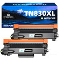 TN830XL Toner Cartridges with Chip Replacement for Brother TN830XL TN830BK TN830 XL Black Toner Cartridges Work with Brother DCP-L2640DW DCP-L2647DW HL-L2420DW HL-L2460DW HL-L2460DWXL HL-L2480DW
