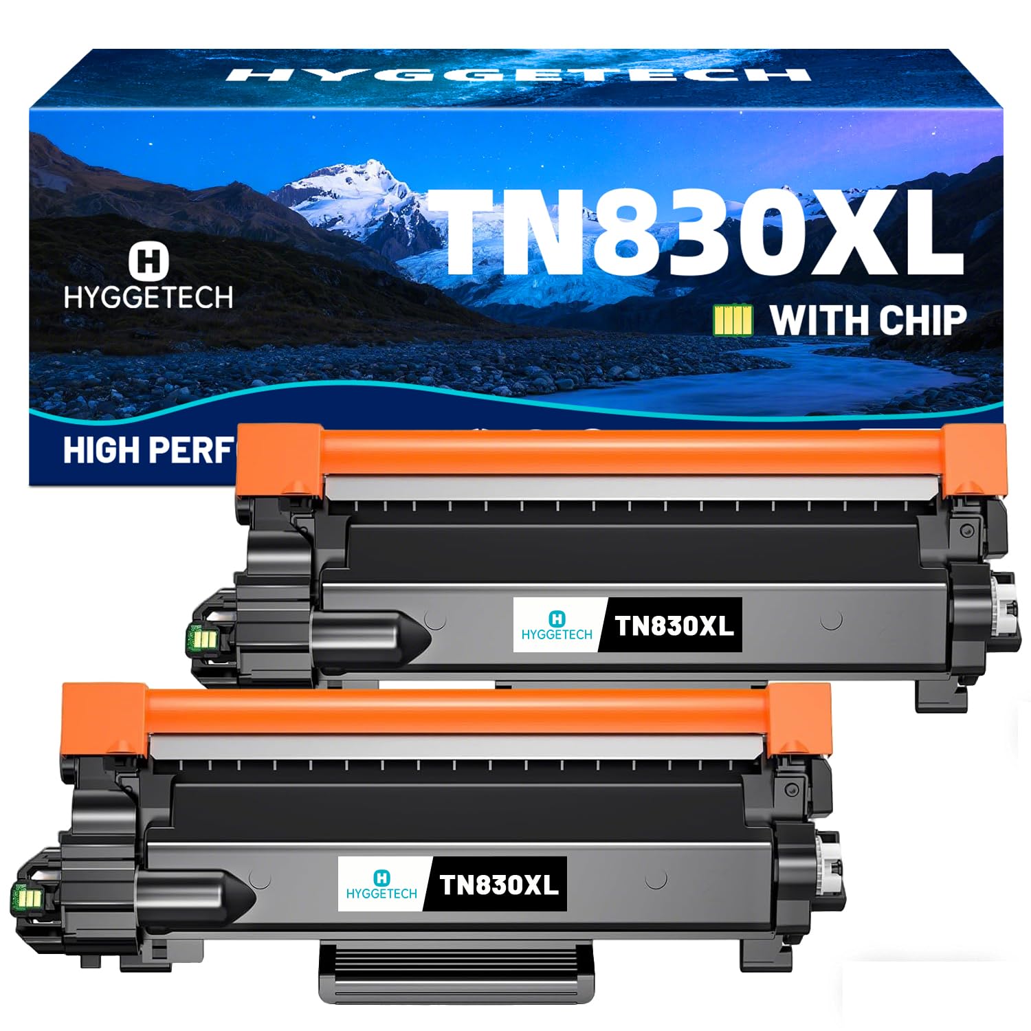TN830XL Toner Cartridges with Chip Replacement for Brother TN830XL TN830BK TN830 XL Black Toner Cartridges Work with Brother DCP-L2640DW DCP-L2647DW HL-L2420DW HL-L2460DW HL-L2460DWXL HL-L2480DW