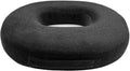 Donut Pillow Memory Foam Seat Cushion - Non-Slip Bottom,Portable Orthopedic Hemmoroid Pillow Cushion Support Pad for Tailbone Pain，Coccyx, Bed Sores, Post Natal, Sciatica (Black)