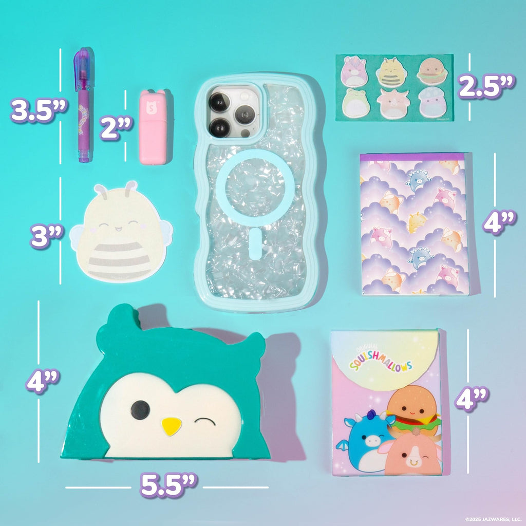 Original Squishmallows Mini Squish Squad Collection, Stationery Set, Over 750 Pieces