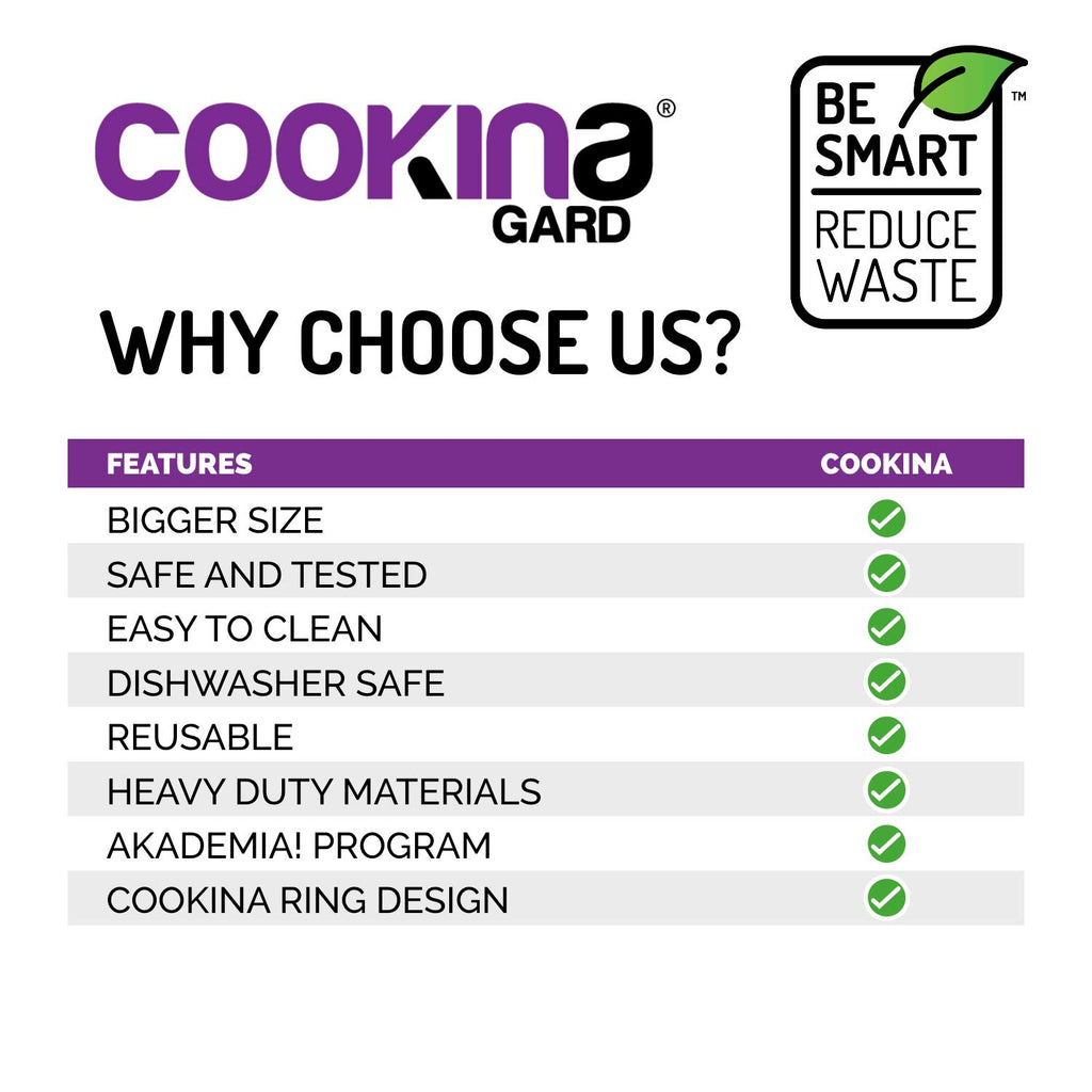 Cookina GARD Reusable Oven Protector - 100% Non-Stick Oven Liner, Easy to Clean, Spills and Splatters Protection, Suitable for Gas, Toasters, Electric and Convection Ovens and Microwave - 15.75x22.83-inch, Black