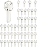 QWORK Blank Key Blanks, Pack of 50 Copper Structures Key for (KW1) Kwikset
