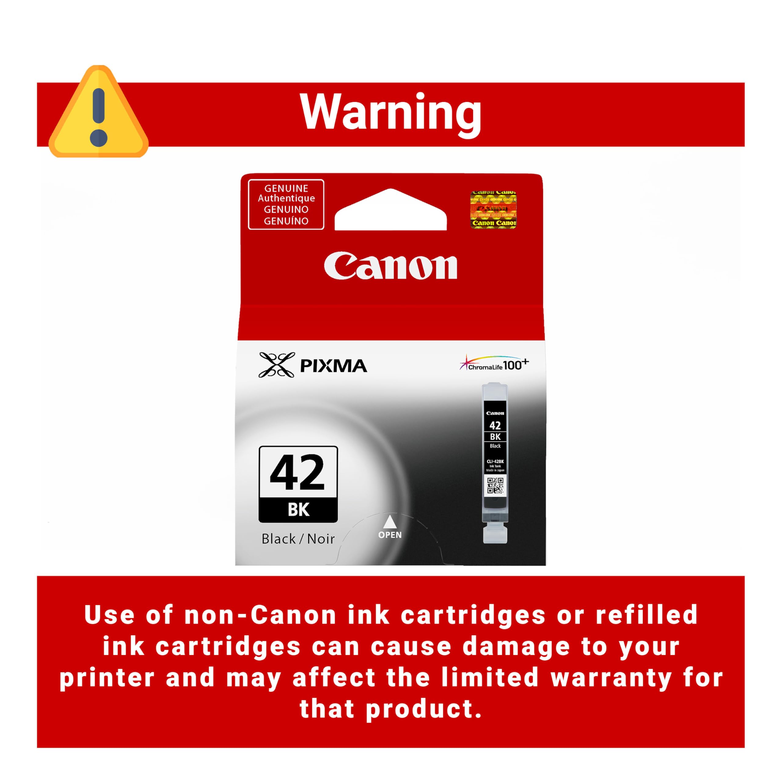 Canon Genuine CLI-42 Ink Tank, Black