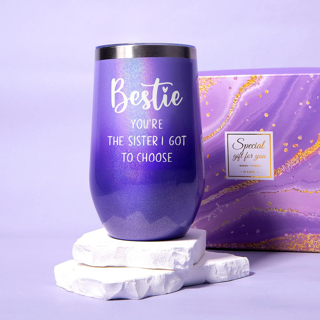 Best Friend Gifts for Women, Birthday, Christmas Gifts for Friends, Purple