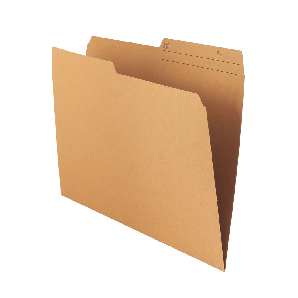Hilroy Enviro-Plus Recycled File Folders, Legal Size, 100 Per Box, Sand Colour (65002)