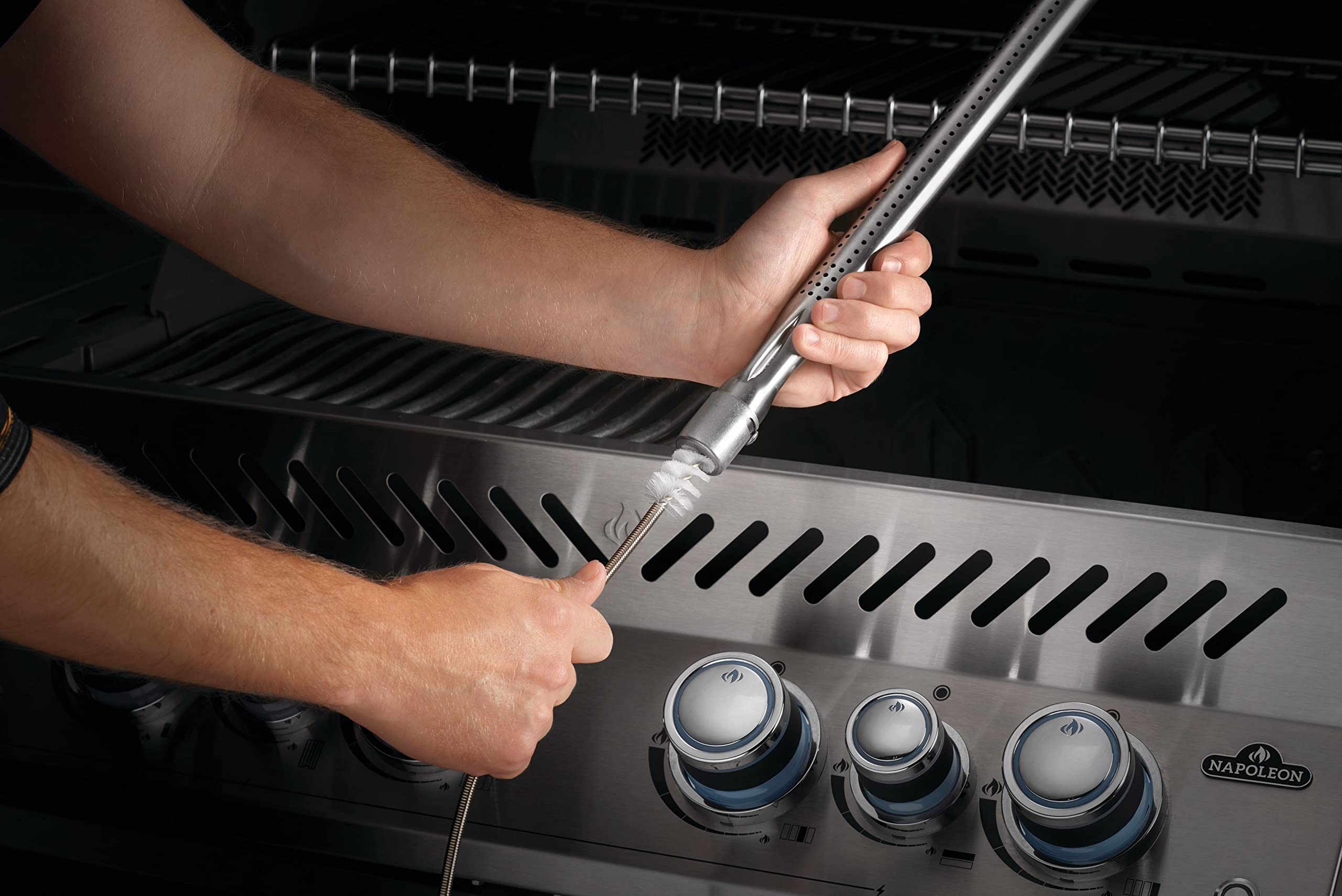 Gas Grill Cleaning Toolset, Stainless Steel 62045