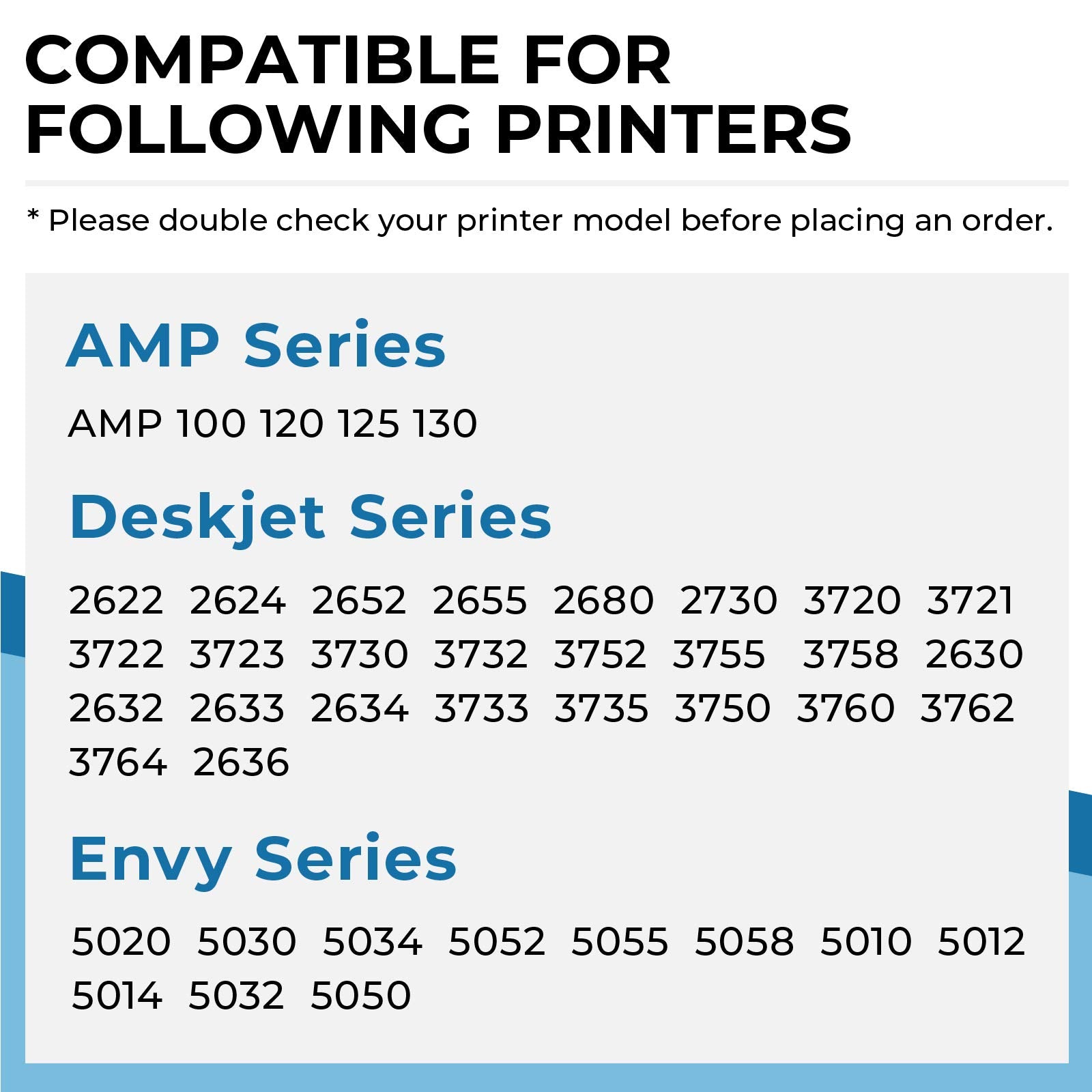 Penguin Ink Cartridges 65XL Black for HP Deskjet 3772 3755 3752 3732 3700 2652 2624 2622 2620 2600 Envy 5055 5052 5030 5020 5014 5010 AMP 100 120 125 130 Remanufactured HP 65 XL hp65 Noire 1-Pack