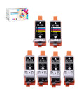 Compatible Canon 35 36 Ink Cartridge Replacement for Canon PGI-35 CLI-36 PGI35 CLI36 Ink Work with Canon Pixma iP110 iP100 TR150 Printers (4BK, 2CL)