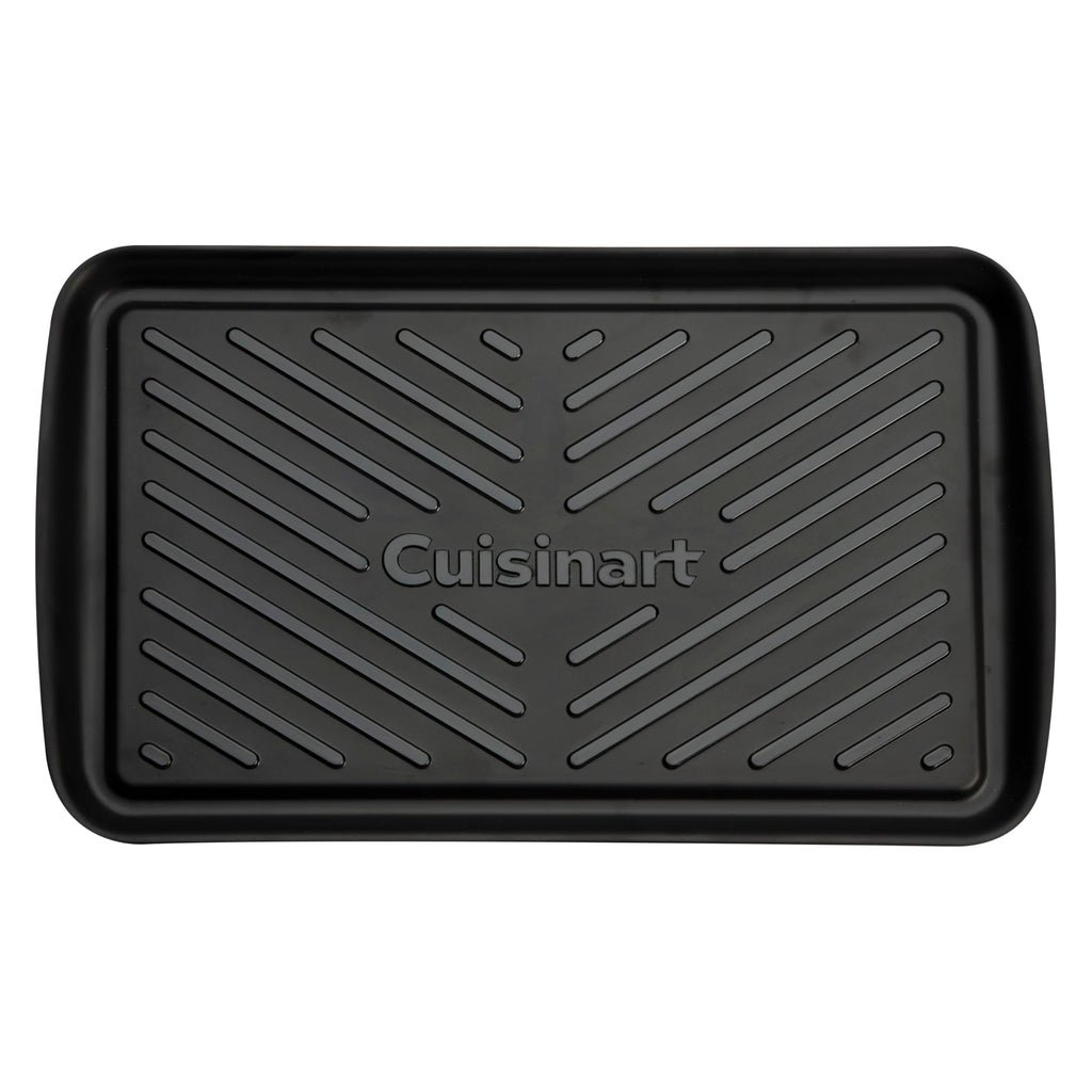 Cuisinart Grilling Prep and Serve Trays, 17"x 10.5", Dishwasher Safe, Fits 6 Burgers, Red and Black (CPK-200C)