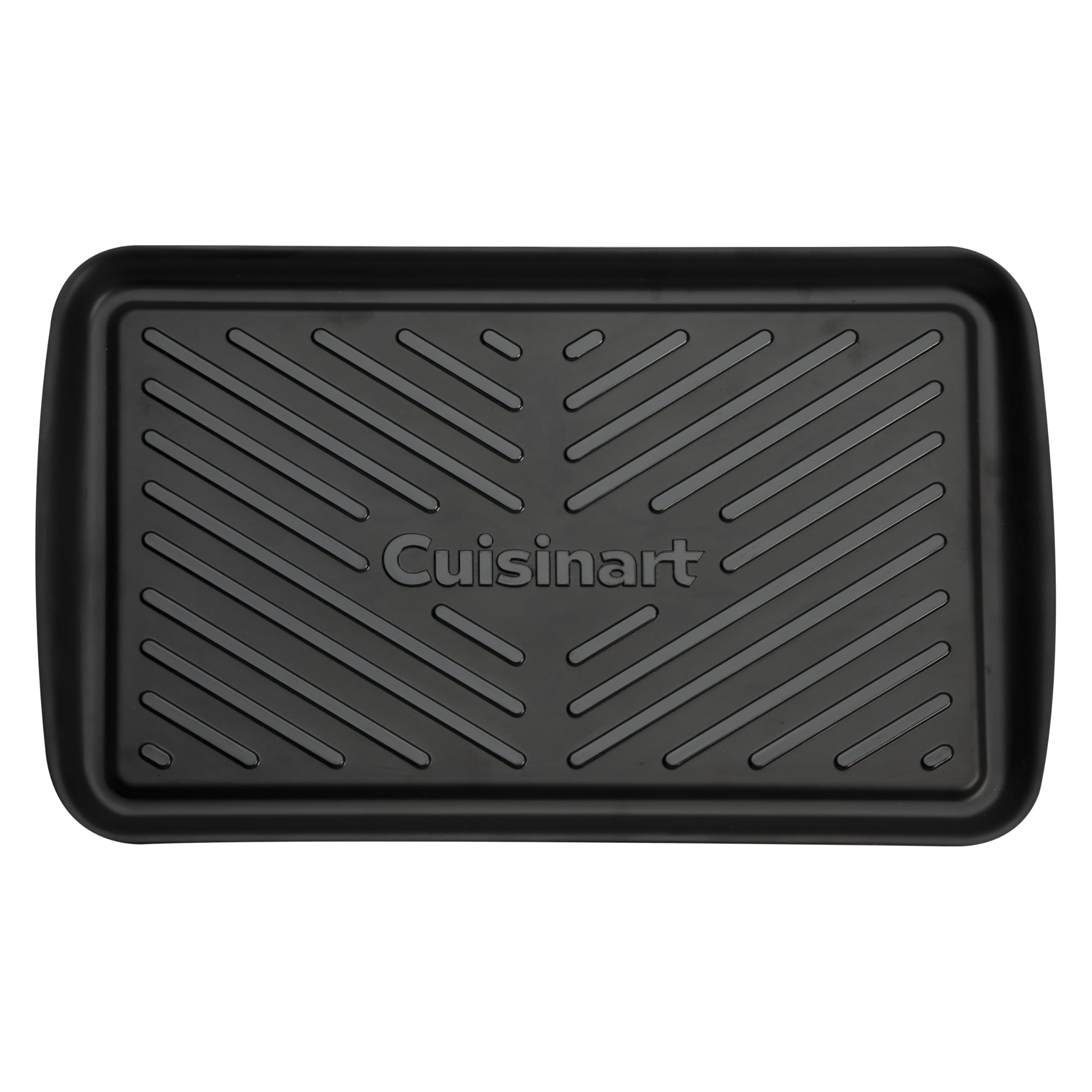 Cuisinart Grilling Prep and Serve Trays, 17"x 10.5", Dishwasher Safe, Fits 6 Burgers, Red and Black (CPK-200C)