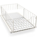 Simple Houseware Pull Out Sliding Basket Cabinet Drawer Organizer for Cupboard Storage, White
