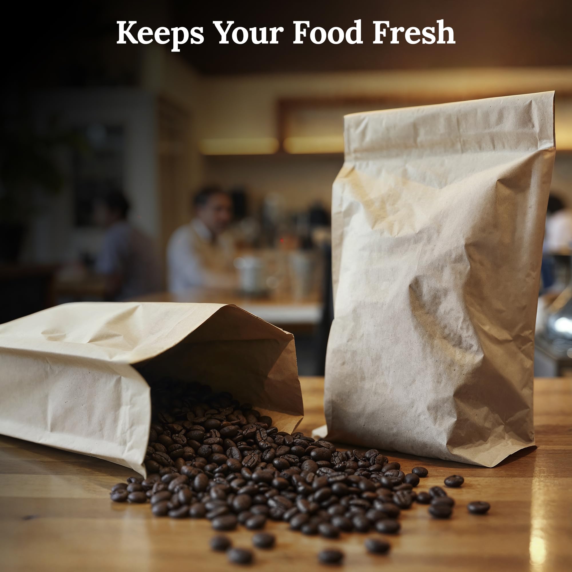 Brown Paper Lunch Bags - [100 Count] - (4 LB) - Recyclable Kraft Paper Bags with Self-Standing Design for Easy Packing - Craft Paper Bags Ideal for Lunches, Snacks & DIY Projects