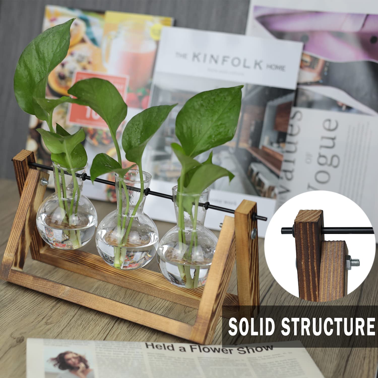 Plant Stand Indoor Gifts for Women Birthday Gifts for Women Her from Daughter Mom Sister Best Friend Wife Anniversary Teacher Auntie Female Presents Gift Flower Vases for Decor
