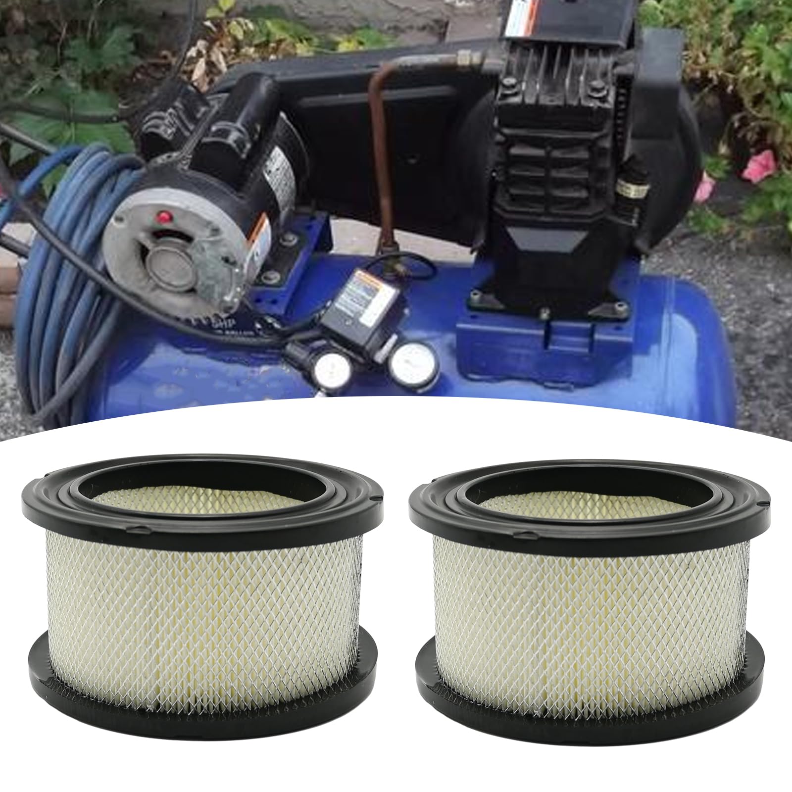 ZUDKSUY 32170979 2-Pack Air Compressor Filter Replacement for 14 A424 Air Intake Element Compatible with Ingersoll Rand SS5 2340 T30 2475 Air Filter
