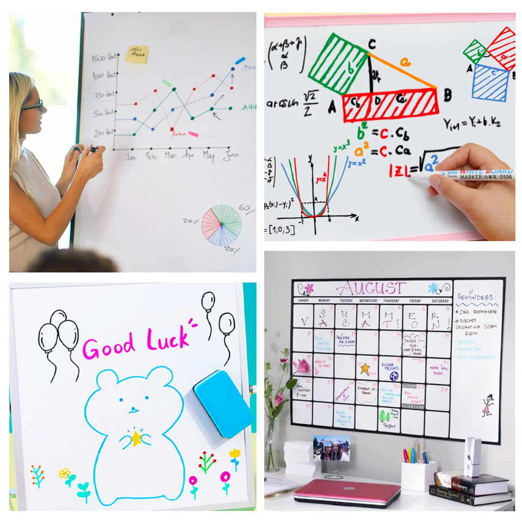 colpart Dry Erase Markers Bullet Tip - Pack Of 72 Pack Whiteboard Markers Bulk With Low Odor White Board Markers Dry Erase For School, Office, Home, Work On White Board & Calendar, Refrigerator