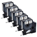 Replace DYMO D1 Label Tape 45013 S0720530 D1 Refills Compatible for DYMO LabelManager 160 280 420P PnP 220P 360D 450 210D, 1/2” W x 23’ L, 12mm x 7m, Black on White, 5 Refills