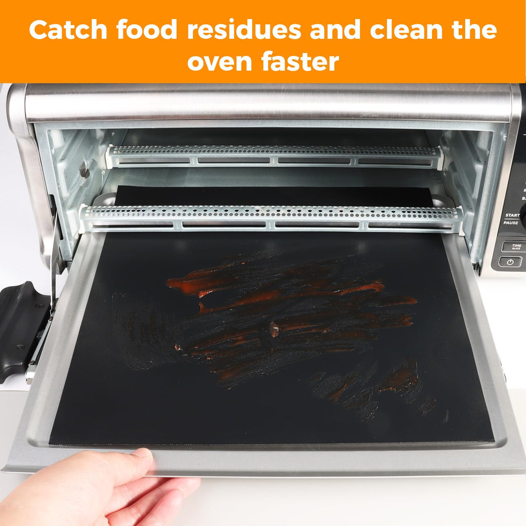 HUOMENDirect 4-Pack 12inch x Oven Liners, Nonstick Sheet Pan, Roast Tray, Baking Dish, Basket Liner for Bottom Ninja SP101 SP301 Foodi Air Fry and most 12-inch / 13-inch Electric Gas (30cm 30cm) SP