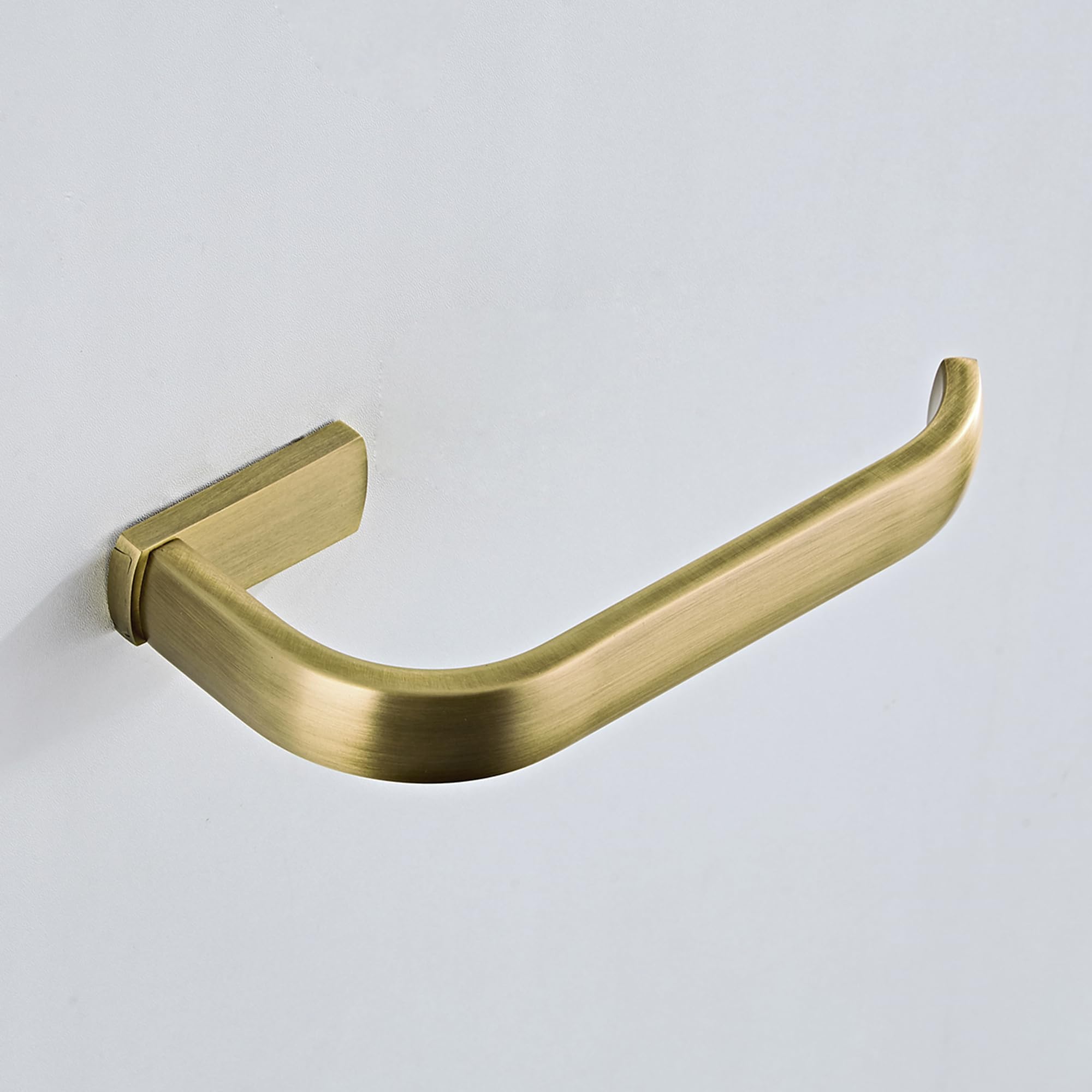 Flybath Toilet Paper Roll Holder Brass Antique Tissue Dispenser for Bathroom Wall Mounted, Brushed Bronze