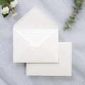 PONATIA 50 Pack A1 Envelopes, 3.62 x 5.2'' Ivory Envelopes Perfect for Weddings Cards, RSVP Cards, Response Cards, Baby Showers, Thank You Notes, Photos and any 3.5x5" inserts