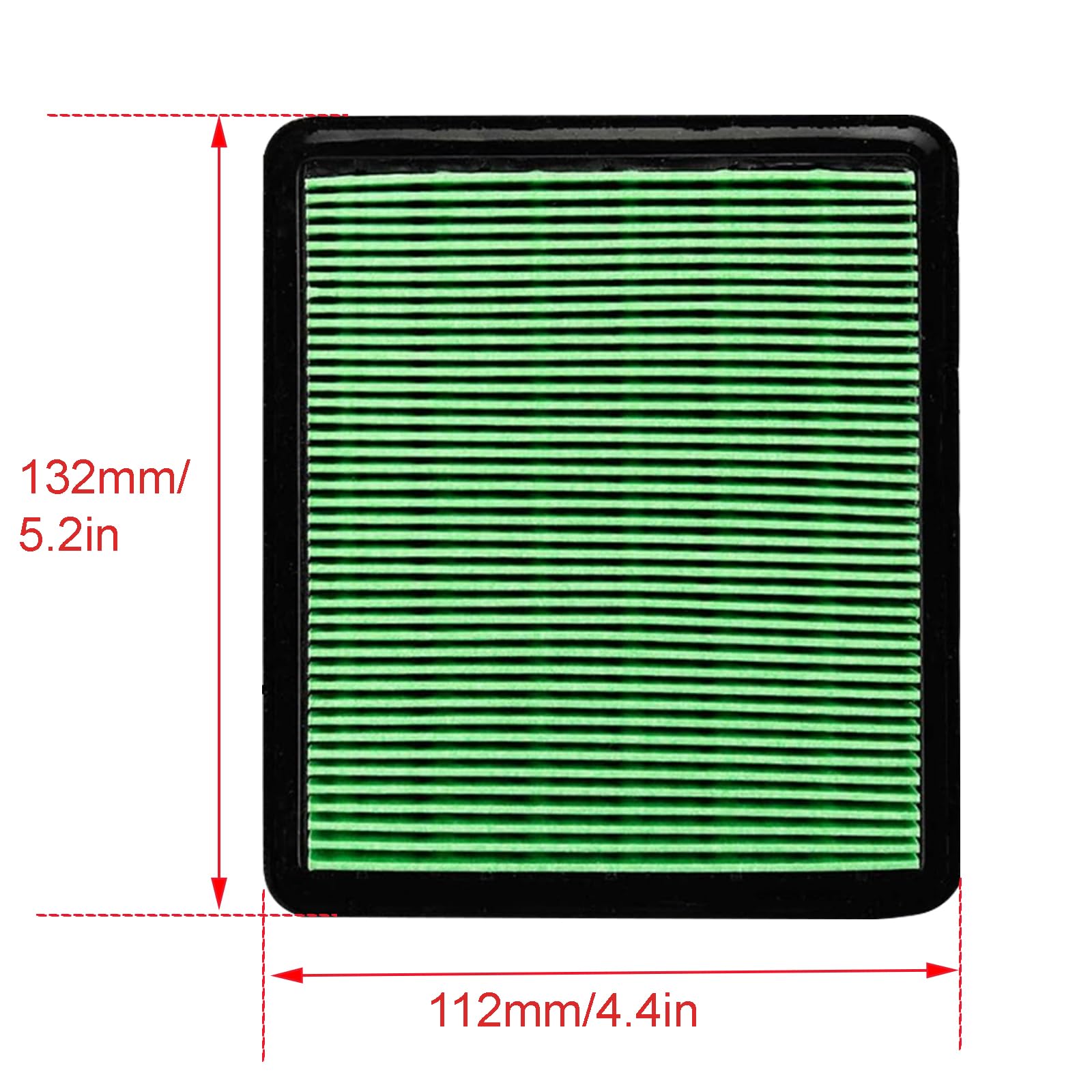 Quaprodur 17211-ZL8-023 Air Filter With Cover Replacement for Honda GCV135 GCV160 GCV190, Replace # 17211-ZL8-000 17211-ZL8-003