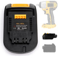 ZDTZAN Battery Adapter MIL18DL for Milwaukee M18 18V Battery to Dewalt 20V Lithium-ion Battery Tools, Convert Milwaukee M18 Battery to Dewalt 20V Tools Use
