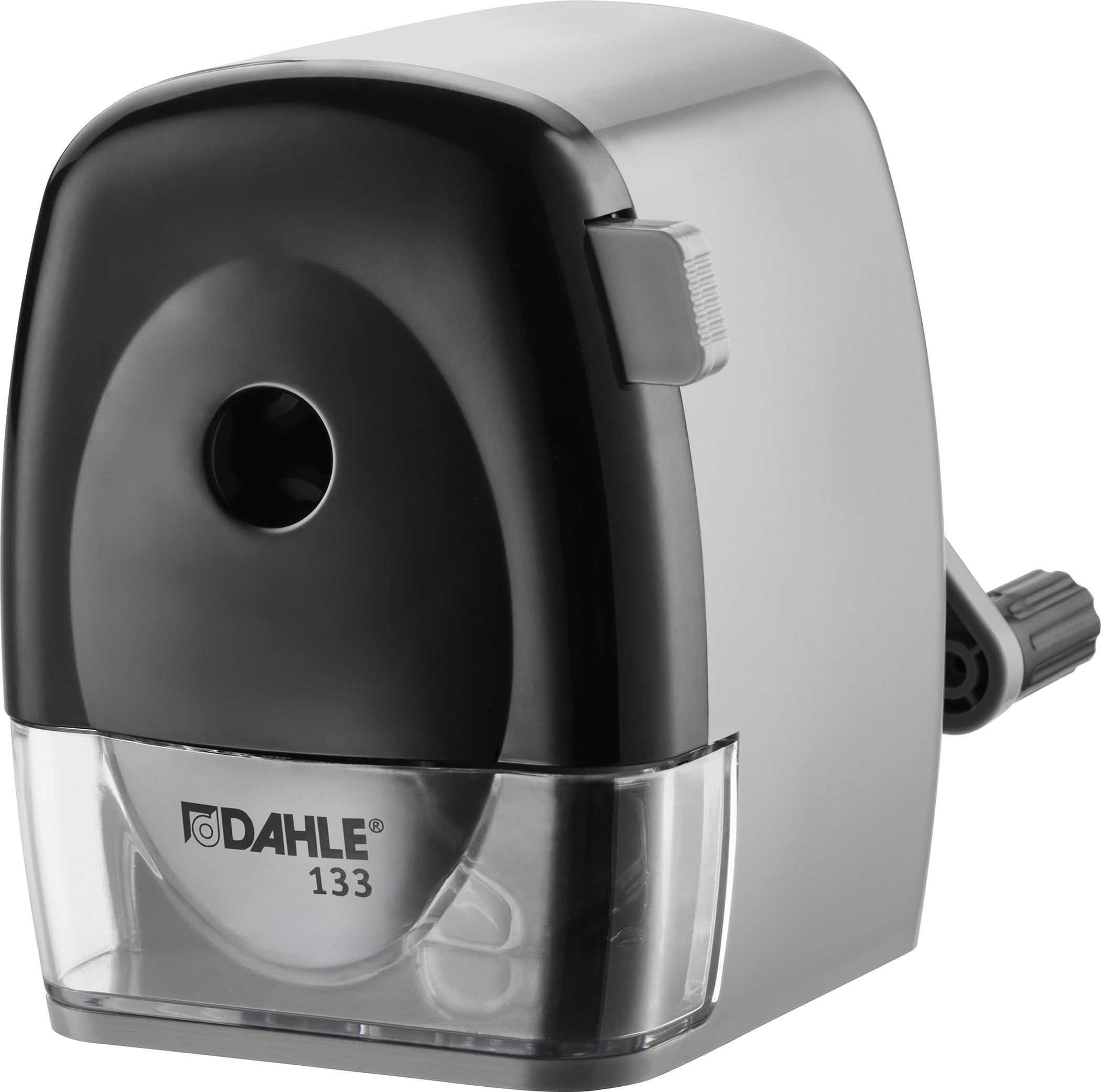 Dahle 133 Pencil Sharpener w/Automatic Cutting System, Adjustable Point, Accepts Graphite & Oversized Artist Pencils