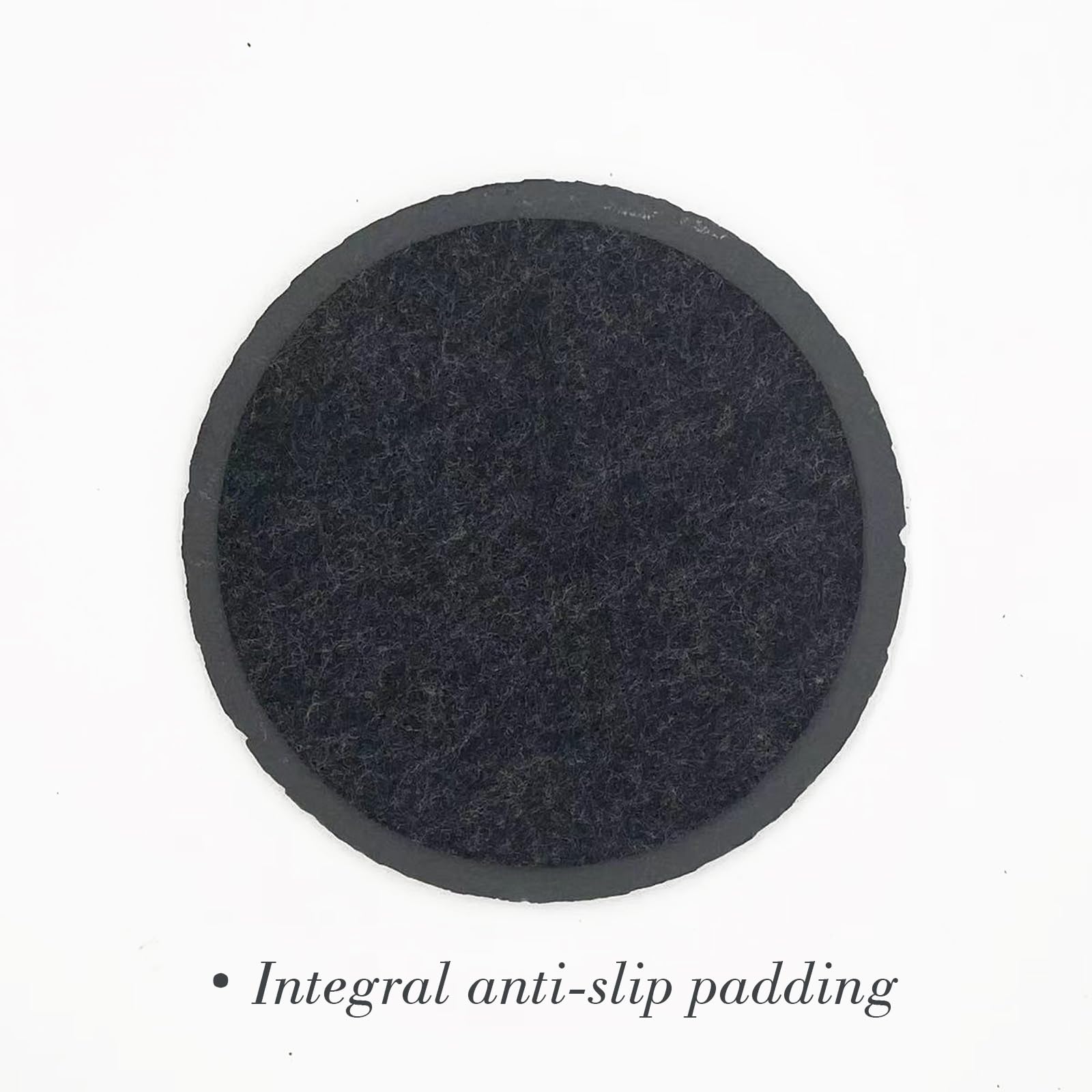 8 Pack 4 inch Round Slate Coasters with Metal Holder,Handmade Natural Rough Edge,with Integral Anti-Skid pad,Laser Engraving Blanks,Stone Coasters