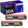 CF230A 30A Toner Cartridges 2 Pack Compatible Replacement for HP 30A CF230A for LaserJet Pro M203d, M203dn, M203dw; LaserJet Pro MFP M227sdn, M227d, M227fdn, M227fdw Printers High Capacity Black