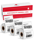 Phomemo Thermal Sticker Label Paper for M110 M220 M150 M250 Label Maker, Back to School Supplies, Strong Self-Adhesive Sticker, 1.57'' x 1.18'' (40mm x 30mm), 230Pcs/Roll, 3 Rolls
