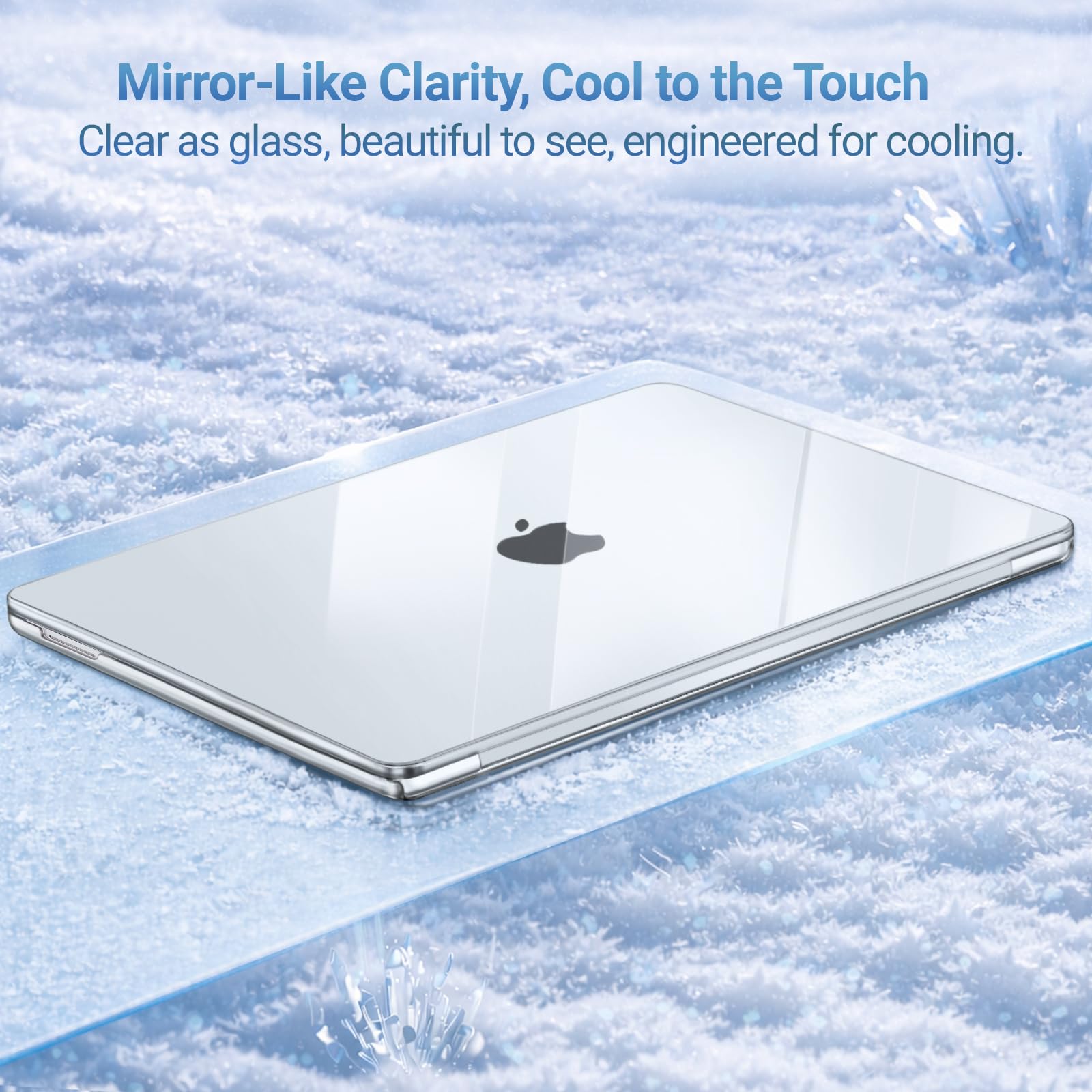 MOSISO Crack-Resistant Cover Compatible with MacBook Neo Case 13 inch 2026 Release Model A3404 with A18 Pro Chip, Protective Hard Shell&Keyboard Cover&Screen Film&Type C, Crystal Clear