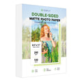 Double Sided Matte Photo Paper 8.5 x 11, Goefun 200GSM/54LB Presentation Paper for Inkjet Printer, 100 Sheets