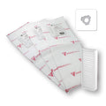 CYCLOVAC | High Efficiency Heavy Duty Central Vacuum Electrostatic Bags (Set of 3) | 1 Carbon Dust filter included | 5 gal/22l
