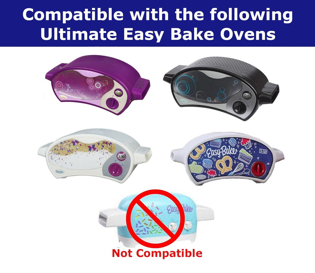 Pan Set Compatible with Easy Bake Ultimate Oven | Includes Cupcake Liners that Will FIT in Oven Unlike Others | Kids' Accessories for Cooking Easy Bake Oven Mixes