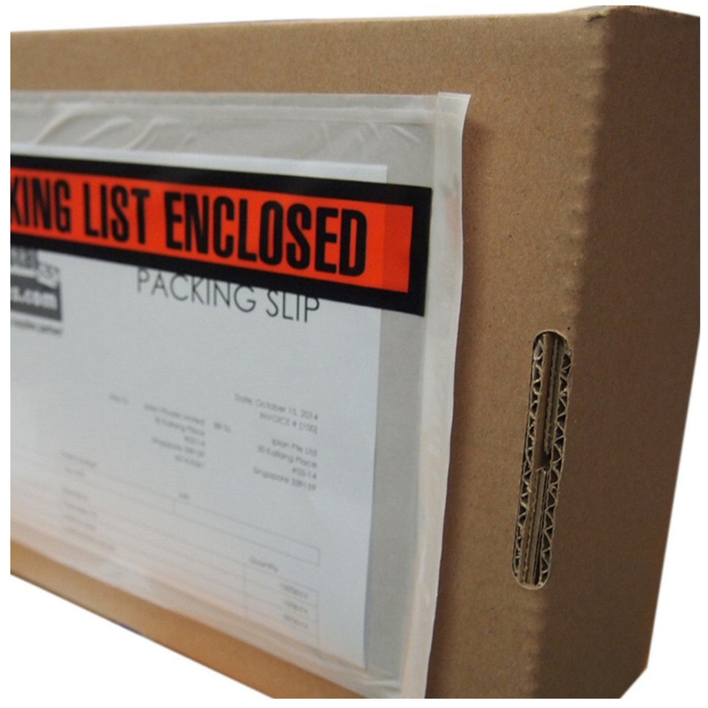 Sales4Less Packing List Envelopes 4.5"x5.5" Pouches Invoice Enclosed Adhesive Bags Pack of 200