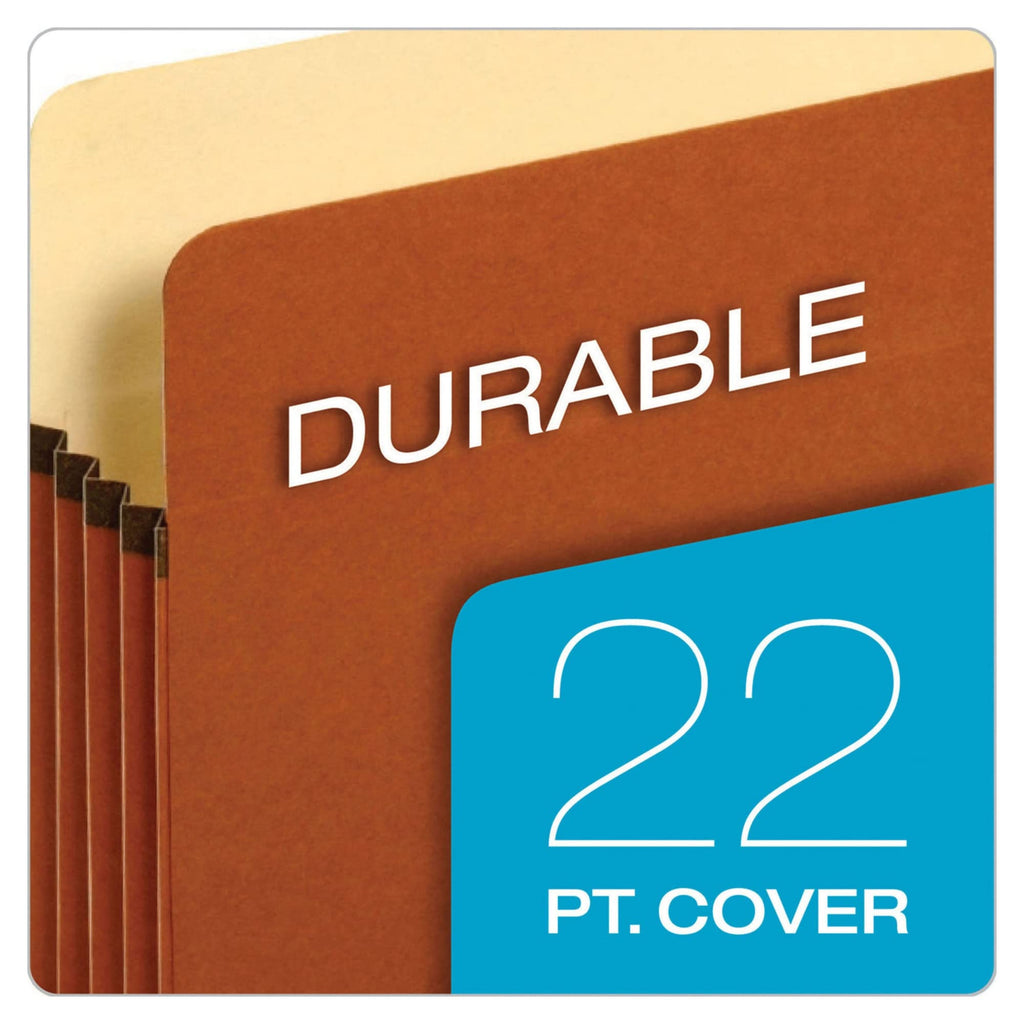 Pendaflex Vertical File Pockets, 5.25-Inch Expansion, Straight Cut, Letter 10/Box