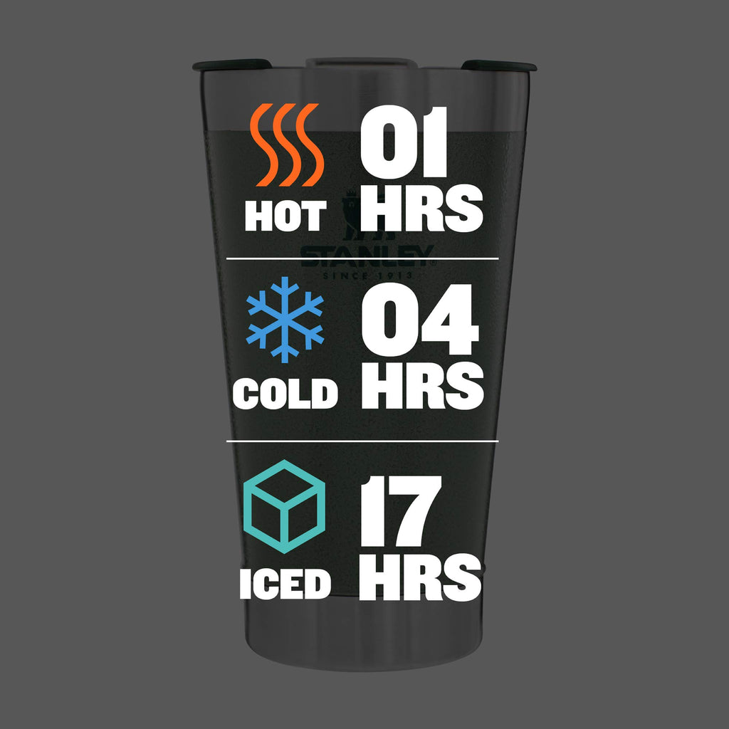 Stanley Classic Stay-Chill Beer Pint, Hammertone Green, 16 oz / 0.47 L