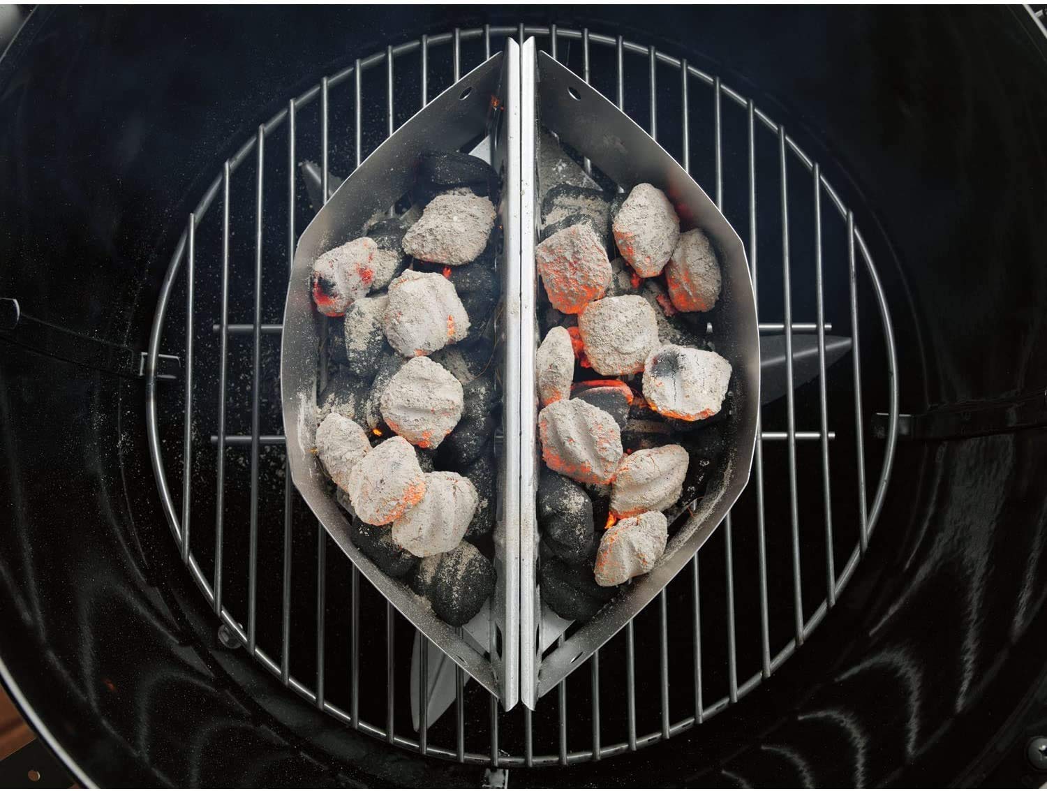 GFTIME 7403 Charcoal Baskets for Weber 18"/22"/26" Charcoal Grills Replacement,Charcoal Briquette basket for Weber Kettle Accessories,Coal Fuel Holders for Charcoal Grills,2 Pack