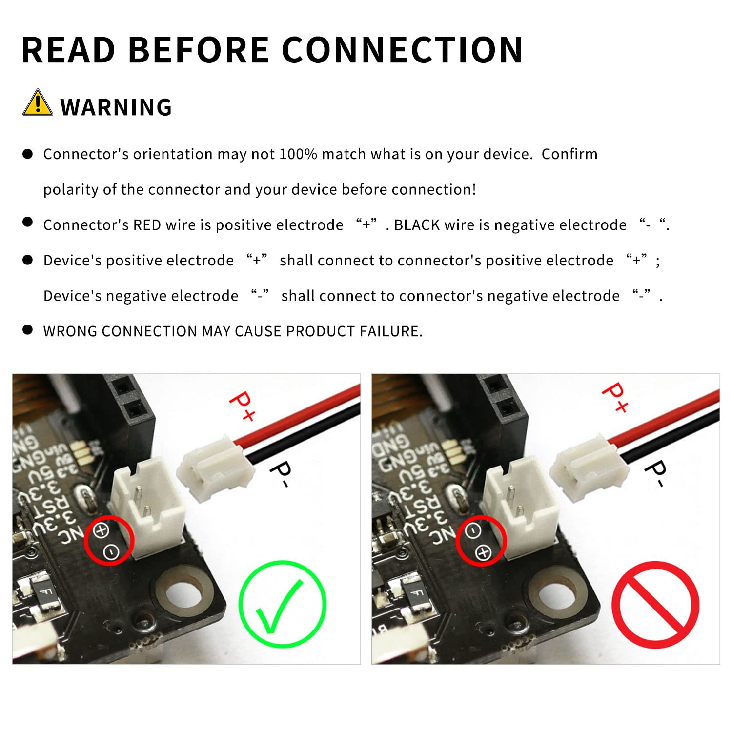 EEMB 3.7V 1100mAh 603449 Rechargeable Lithium Polymer ion Battery Pack with JST Connector.Make Sure Device Polarity Matches with Batteries Before Purchase!!!