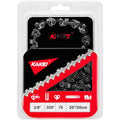 KAKEI 20 Inch Chainsaw Chain 3/8" Pitch .050" Gauge 70 Drive Links- 72LPX70CQ Fits Echo CS-590 Timber Wolf/CS-4400, Poulan, McCulloch and More (1 Chain)