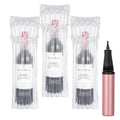 Kivsty Wine Bottle Travel Protector Bags, 30 Pack Inflatable Air Column Cushion Bubble Wrap, Bottle Packaging Sleeves with Reusable Pump for Wine Shipping Transport Airplane Luggage - 35 x 8.5cm