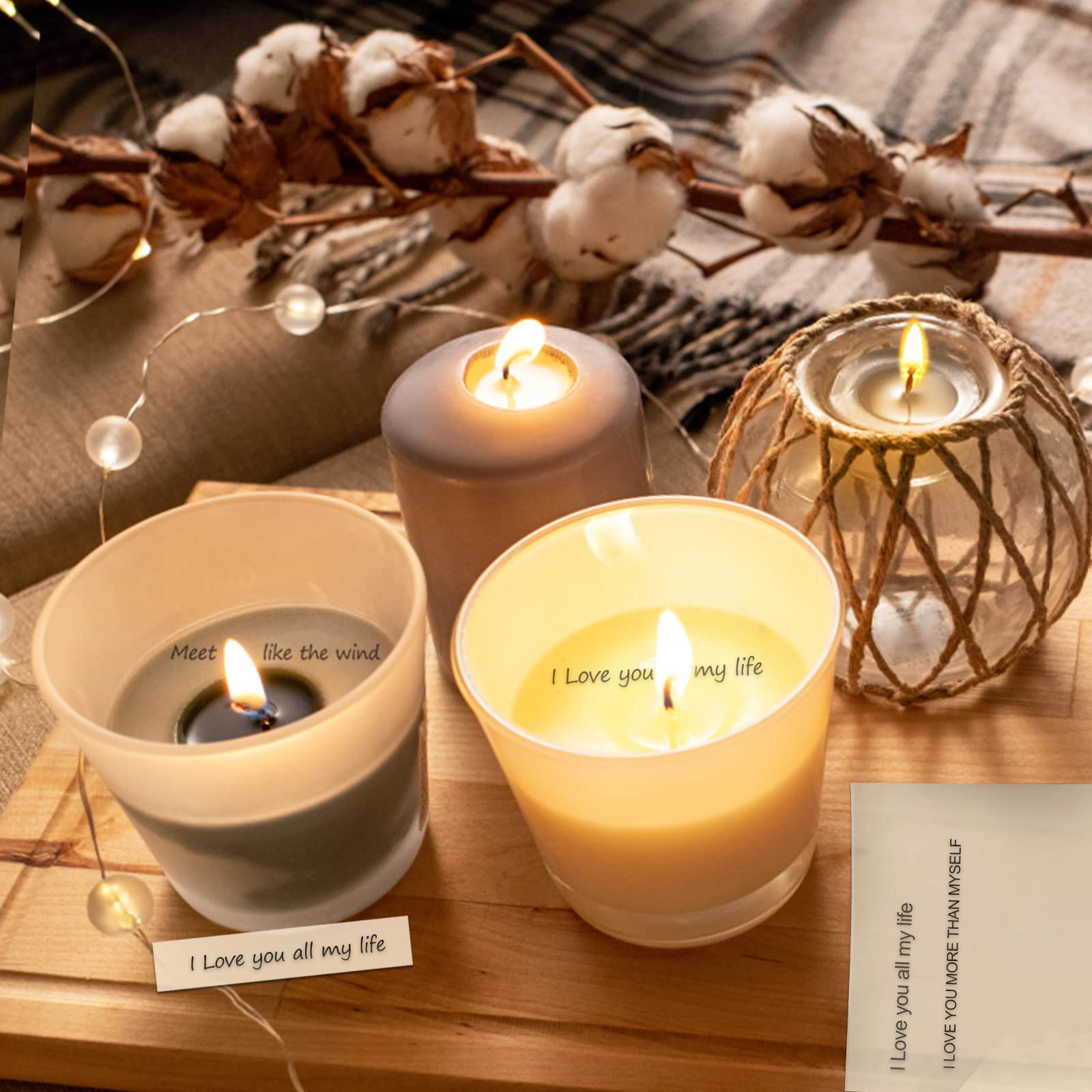 ETUOLIFE DIY Candle Kit, DIY Candle Making Kit Suitable for Beginners to Experts with Soy Wax, Pouring Pot, Magic Paper, Wicks and More Complete K It for Making Candles
